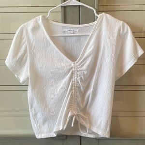 White Cinch Blouse O’Neill